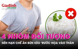 Những đối tượng nên hạn chế ăn bún kẻo “rước họa vào thân”