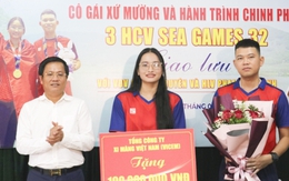Trao 200 triệu đồng trong buổi giao lưu của VĐV Cao Thị Duyên với Gia đình Việt Nam