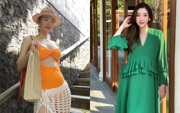 Minh Hằng, Hoa hậu Đỗ Mỹ Linh: Người tự tin khoe sắc vóc lúc mang bầu, người kín đáo giấu kín chuyện riêng tư
