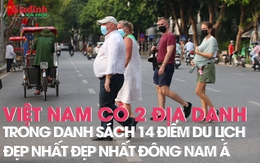 Việt Nam có 2 địa danh vào top 14 điểm đến du lịch đẹp nhất Đông Nam Á