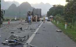 Lạng Sơn: Xe tải va chạm với xe đầu kéo, 1 người tử vong
