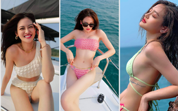 'Bạn gái' Mạnh Trường khoe bộ sưu tập bikini khiến fan tròn mắt