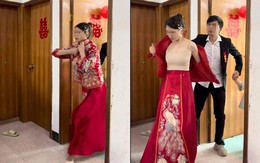Phát hiện bí mật của chú rể, cô dâu cởi váy cưới bỏ về