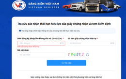 Cách tra cứu Giấy xác nhận tự động gia hạn chu kỳ kiểm định xe ô tô gia đình