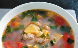 Vị ngon đặc biệt trong món canh chua trùng trục nấu muỗm của người Hà Nội và cách nấu với dứa, chỉ mất 10p cũng ngon không kém