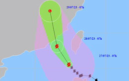 Tin bão mới nhất, bão Doksuri đi vào Biển Đông gió giật cấp 17, sóng biển cao 10m