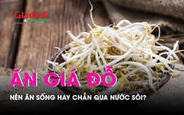 Nên ăn giá đỗ sống hay chần qua nước sôi?