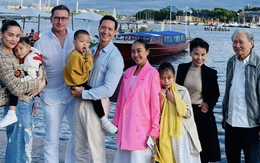 Gia đình Hồ Ngọc Hà hội ngộ nhà Đoan Trang ở Thụy Điển