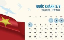 Quốc khánh Việt Nam 2/9 người lao động được nghỉ bao nhiêu ngày?