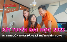 Thí sinh có 4 ngày đăng ký thử nguyện vọng xét tuyển đại học 2023