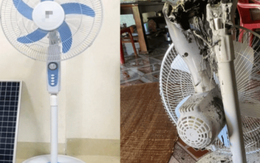 Mua quạt năng lượng mặt trời tiết kiệm điện, người dùng tá hỏa bởi sự cố bất ngờ