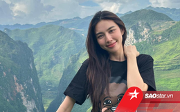 Thùy Tiên bị té xuống vực trong chuyến đi Hà Giang khiến dân tình thót tim