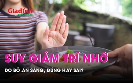 Thường xuyên bỏ bữa sáng có làm suy giảm trí nhớ? 