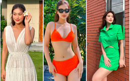 Nàng hậu từng bị chê thân dài chân ngắn, mặc gì khi đi biển để vẫn nổi bật?