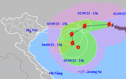 Tin bão mới nhất, bão số 3 đạt cấp siêu bão di chuyển lạ thường theo hình vòng cung