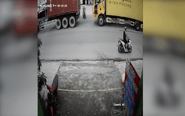 Video: Dừng xe vào đúng 'lưỡi hãi của tử thần', lái xe máy khiến ai thấy cũng nổi da gà