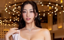 Hoa hậu Lương Thùy Linh khoe eo 'con kiến'