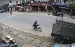 Video: Vừa đi xe máy, vừa mải lướt điện thoại và cái kết... đau mồm