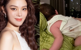 Minh Hằng hiếm hoi khoe cận quý tử đầu lòng, vẫn giữ 1 nguyên tắc quen thuộc