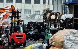 Thông tin vụ cháy Công ty cổ phần Logictics Hưng Vượng ở Hải Phòng