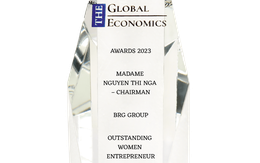 Chủ tịch Tập đoàn BRG: "Nữ Doanh Nhân Tiêu Biểu 2023" được tôn vinh bởi tạp chí The Global Economics