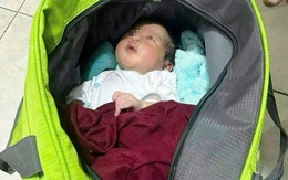 Tìm thân nhân bé trai sơ sinh bị bỏ rơi trên bãi cỏ ở TPHCM