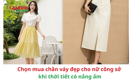 Chọn mua chân váy đẹp cho nữ công sở khi thời tiết có nắng ấm