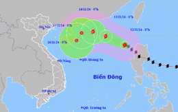 Tin bão mới nhất: Bão số 8 giật cấp 12 đổ bộ Biển Đông, miền Trung mưa lớn