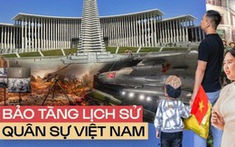 Bảo tàng quân sự 'khủng' nhất Việt Nam ngày đầu mở cửa: Nhiều gia đình đưa con đến tham quan để hiểu hơn về lịch sử hào hùng của dân tộc