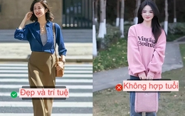 Phụ nữ trung niên nên nói không với quần áo bó sát và váy ngắn