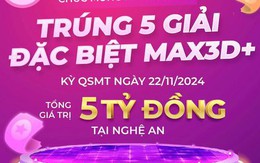 Vietlott bất ngờ thông báo một người chơi may mắn cùng lúc trúng 5 giải đặc biệt