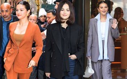 Selena Gomez đúng là "cao thủ" mặc áo blazer, phối đồ trẻ trung mà vẫn sang trọng