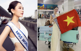 Mai Phương 'chinh chiến' Miss World lần thứ 71, đàn em tặng món quà không ai ngờ