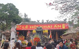 Cận cảnh màn rước siêu hương của 300 người trước giờ khai ấn đền Trần