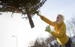 Thắng cuộc thi ném cây, người phụ nữ 'trượt' khoản tiền bảo hiểm 20 tỷ đồng