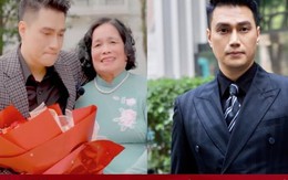 Diễn viên Việt Anh ôm mẹ khóc nghẹn khi trở thành NSƯT