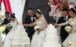 Chuyện lạ ở Lâm Đồng: 3 chị em ruột cưới cùng 1 ngày, tất cả cùng đến hôn trường tiệc cưới