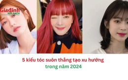 5 kiểu tóc suôn thẳng tạo xu hướng trong năm 2024