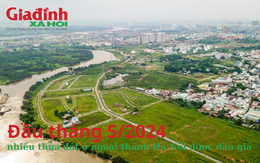 Đầu tháng 5/2024, nhiều thửa đất ở ngoại thành Hà Nội được đấu giá