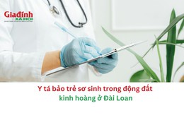 Xúc động hình ảnh y tá bảo vệ trẻ sơ sinh trong vụ động đất kinh hoàng ở Đài Loan