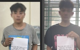Hai thiếu niên gây ra 2 vụ cướp táo tợn trong đêm