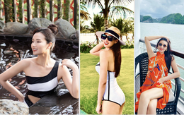 Chọn bikini cut out 'cực cháy' đi biển như nữ diễn viên đại gia Lã Thanh Huyền