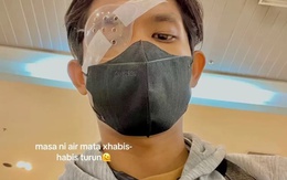 Chàng trai Malaysia phải ghép giác mạc vì thói quen dụi mắt quá nhiều