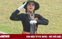 Ngắm những 'bóng hồng' tham gia diễu binh kỷ niệm Chiến thắng Điện Biên Phủ