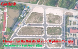 Nửa đầu năm 2024, một huyện tại Hà Nội đã tổ chức 8 phiên đấu giá, thu ngân sách hơn 780 tỉ đồng