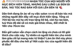 Bị tố ăn chặn tóc hiến tặng bệnh nhân ung thư, salon tóc nổi tiếng ở Hà Nội vẫn tiếp tục nhận tóc hiến tặng