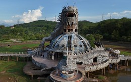 Tượng rồng khổng lồ tại công viên nước ma mị ở Huế sẽ ra sao?