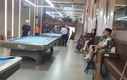 Chưa đảm bảo PCCC, quán QT Billiards Club ở Cầu Giấy vẫn mở cửa đón khách vui chơi