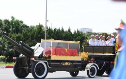 Hình ảnh đoàn linh xa tiễn đưa Tổng Bí thư Nguyễn Phú Trọng về nơi an nghỉ cuối cùng
