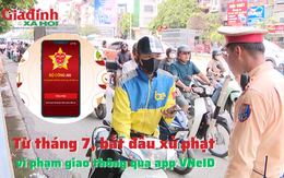 Từ tháng 7, bắt đầu xử phạt vi phạm giao thông qua app VNeID